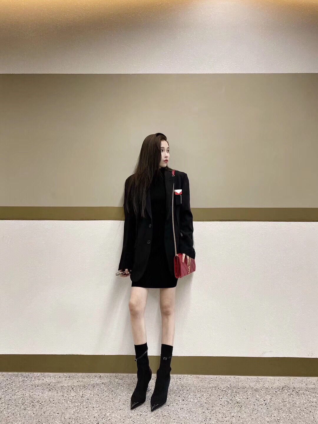 聖Y羅-Becky菱形絎縫小羊皮鏈條包