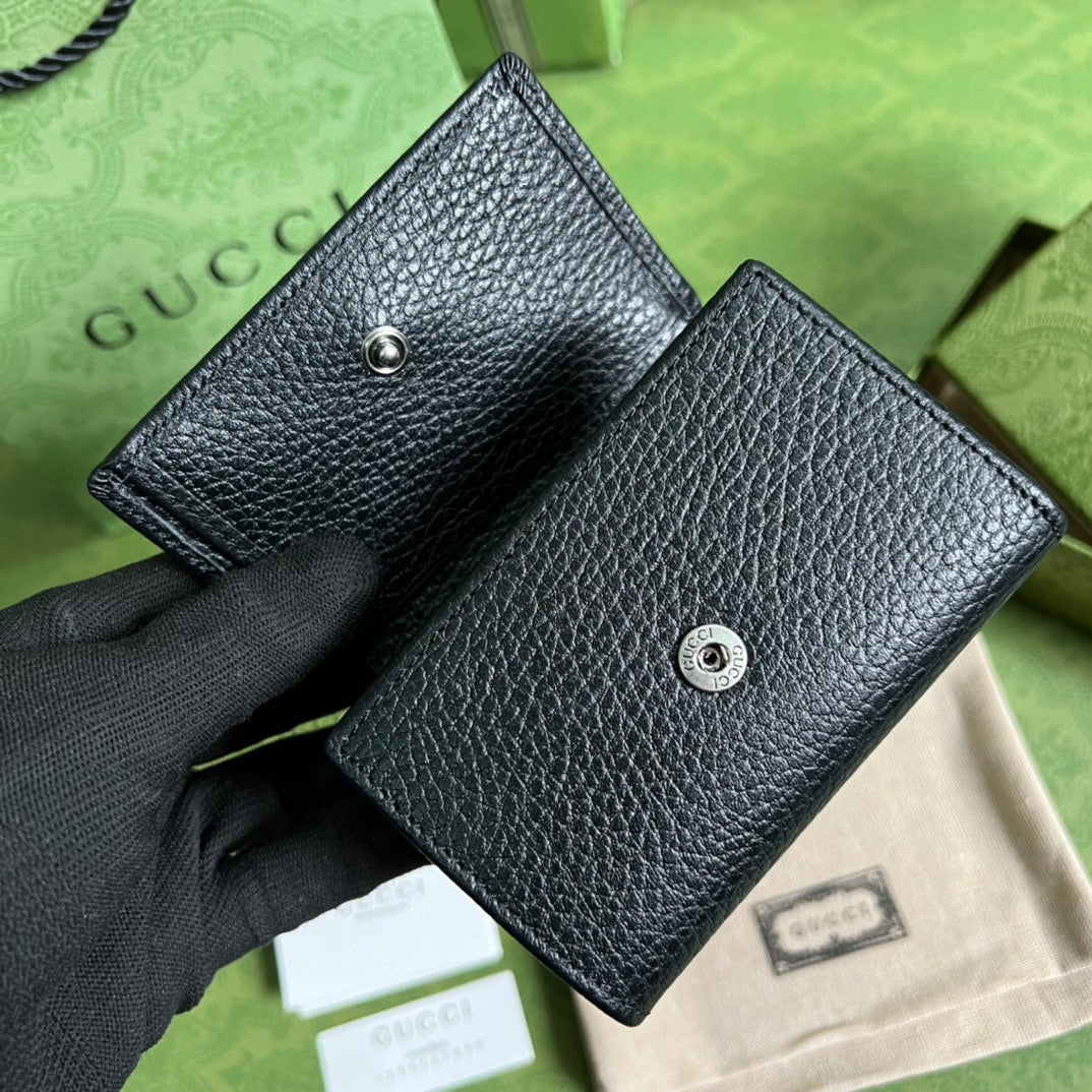 Gucci 拉鍊短夾卡包
