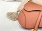 Dior Saddle 馬鞍包-平紋-大號深古銅色-25.5cm