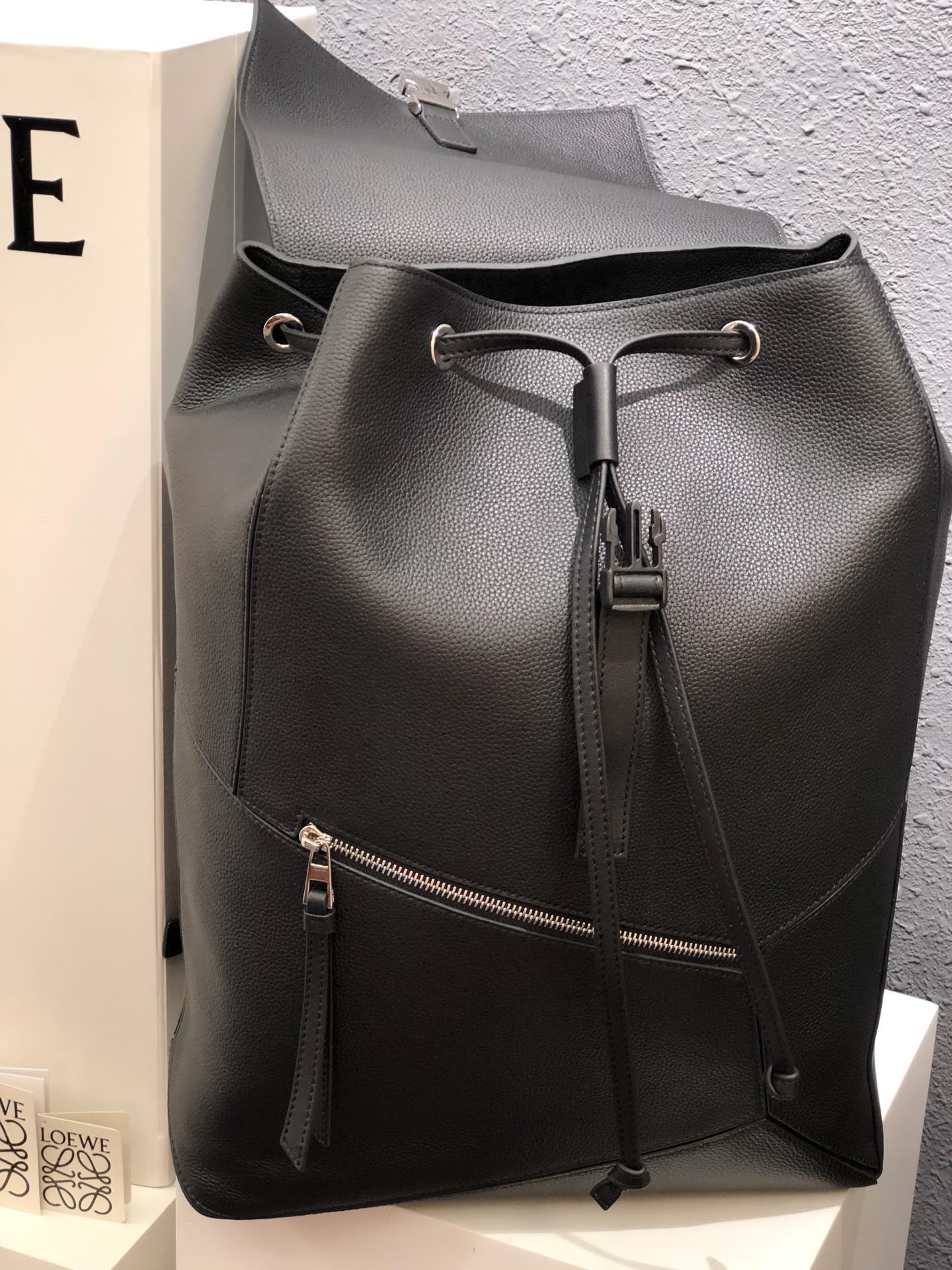 羅L威-男士 Puzzle Backpack 後背包 小牛皮