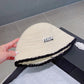 穆M家-針織漁夫帽 白色