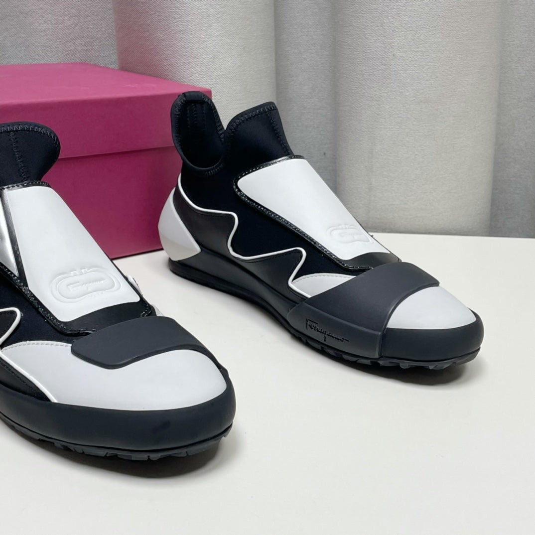 Sal-休閒鞋 平底鞋 黑白色