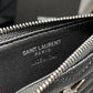 YSL 新品卡包_黑色銀扣