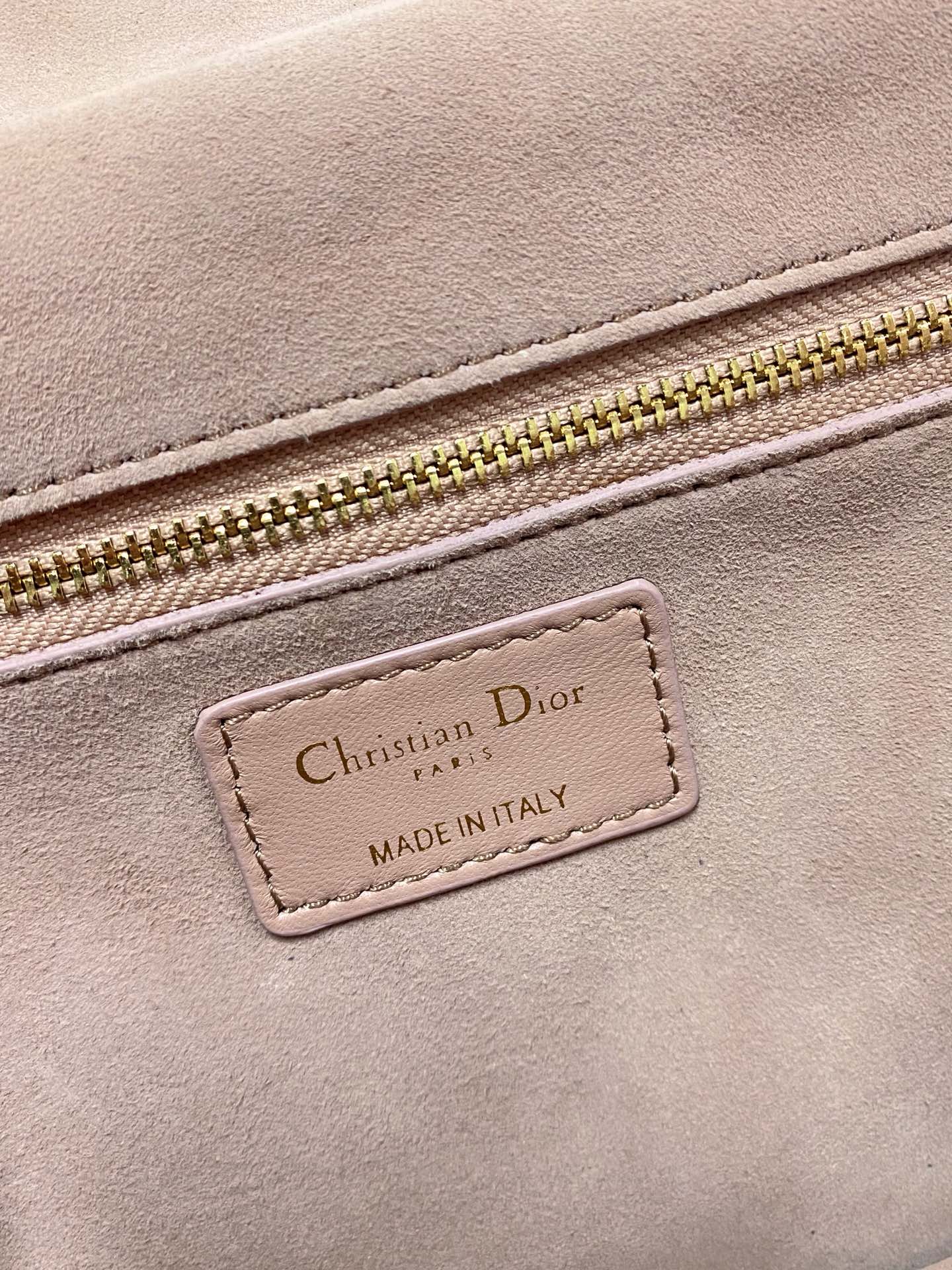 Dior WOC 鏈條包-羊皮-棕紅色