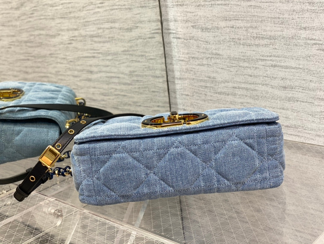 迪D家- New Caro-25.5cm-牛仔布系列 藍色