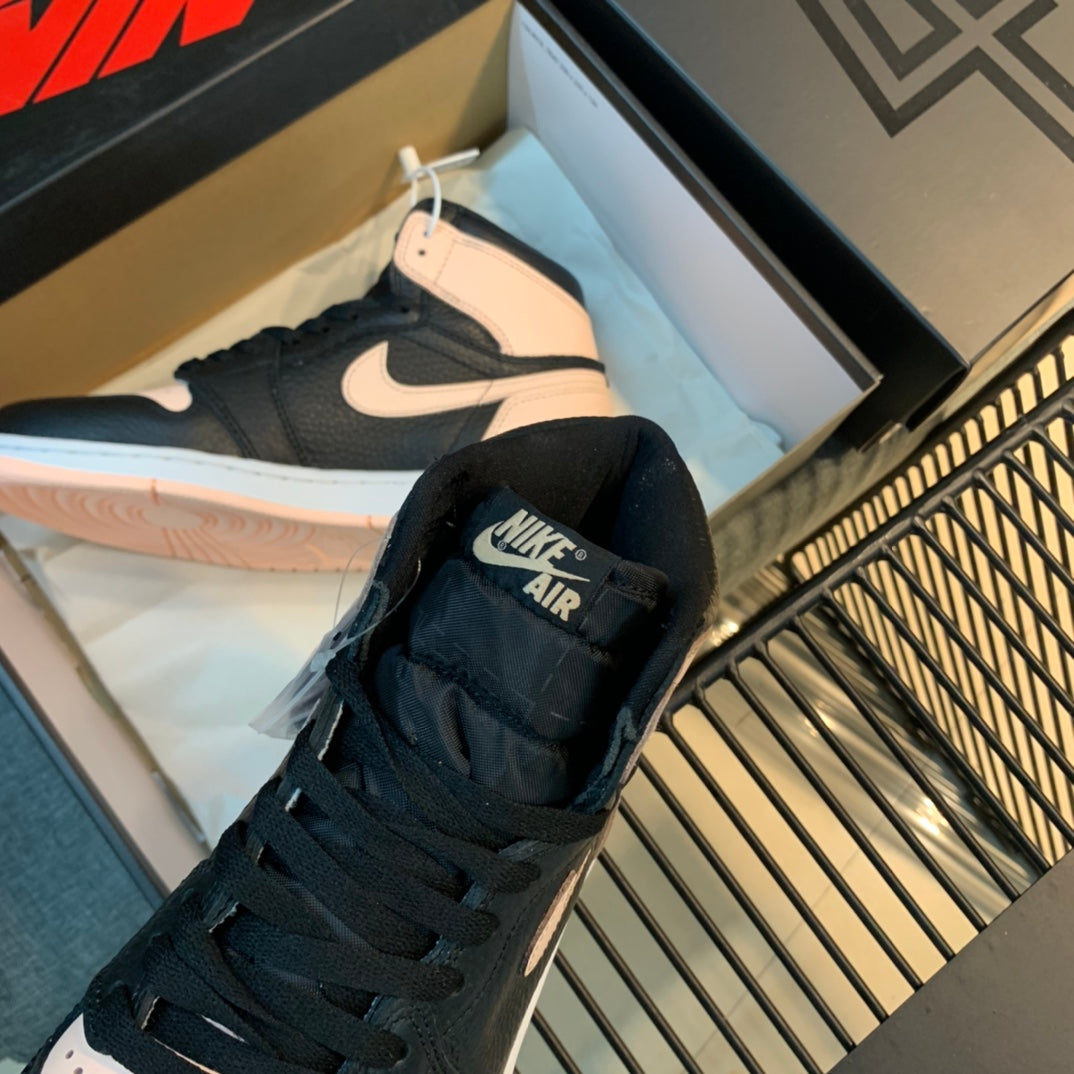 N1K-Air Jordan AJ1 高筒板鞋 休閒鞋 黑色