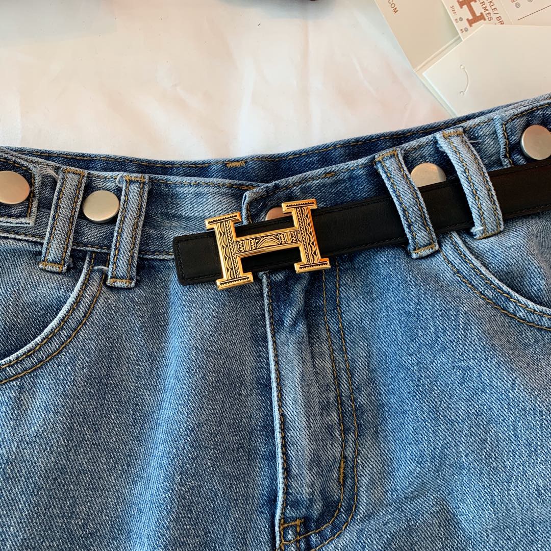 小愛款-灰色皮帶-2.5cm