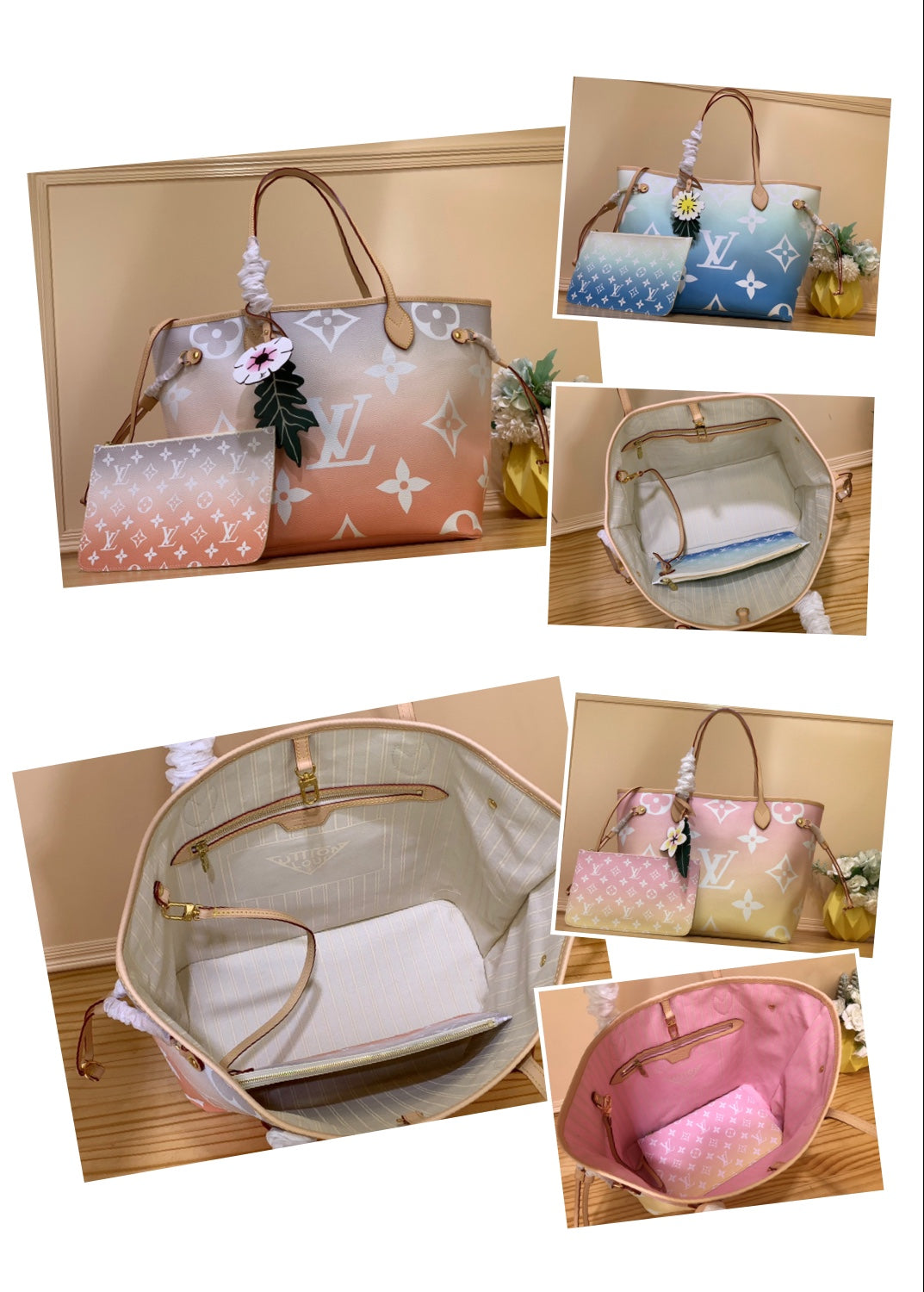 M45680 路L家-Neverfull手袋  Tote 包 中號 上身照