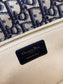 Dior WOC 鏈條包-帆布刺繡-深藍色老花