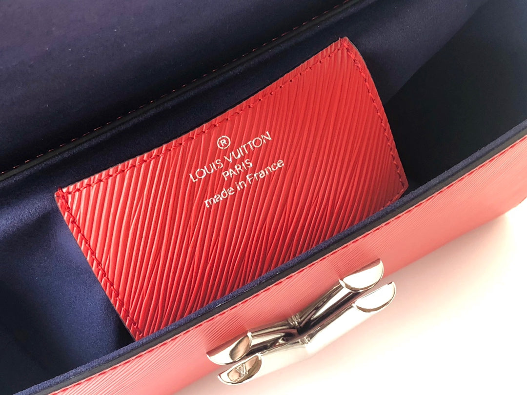 M52503 路L家-TWIST DENIM中號 紅色限量