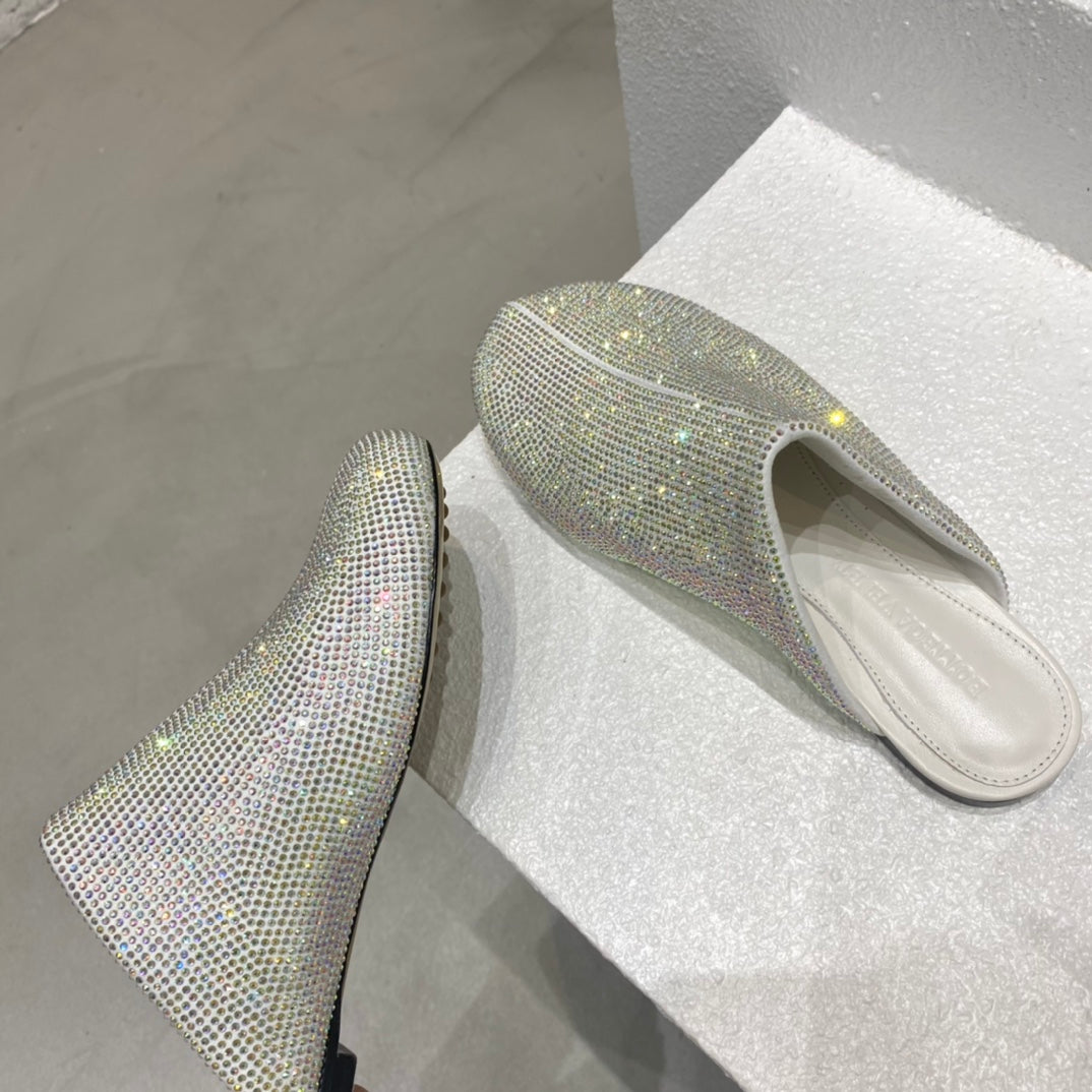 B編織-22S官網秋冬新品 豆豆鞋底鑽拖（35-39，40-42可訂製）
