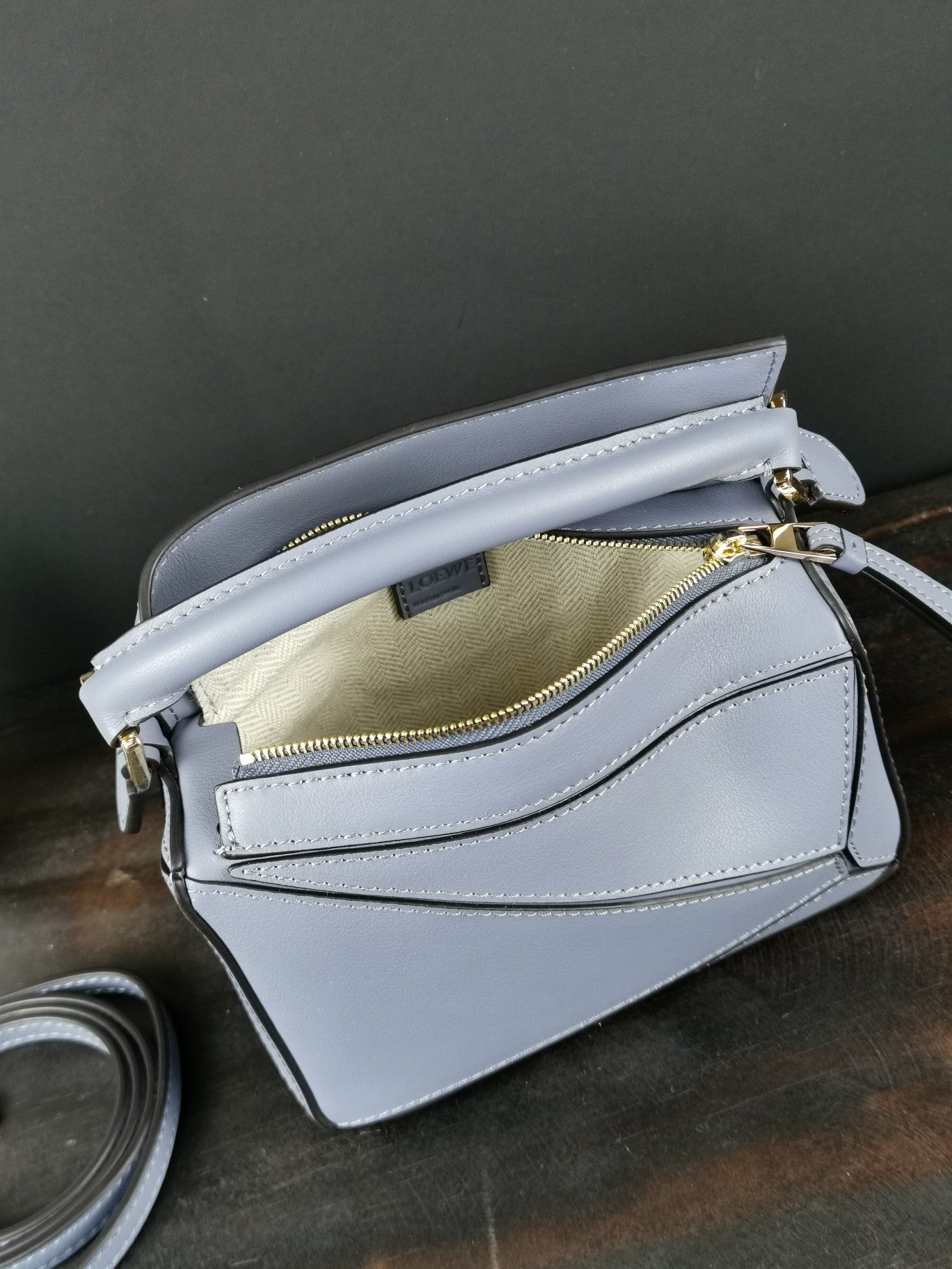 羅L威-Puzzle bag mini 小牛皮