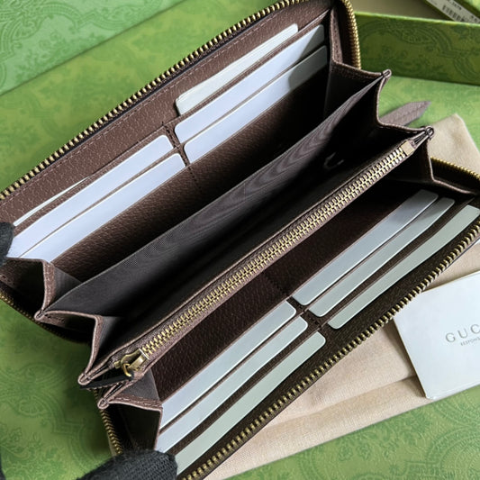 Gucci 竹節拉鍊長夾