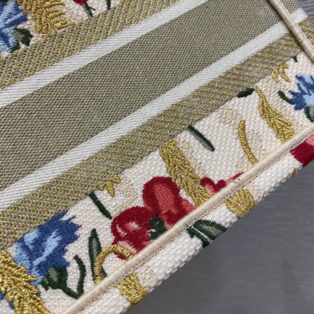 Dior Book Tote-Mini 23cm-新年限定花卉