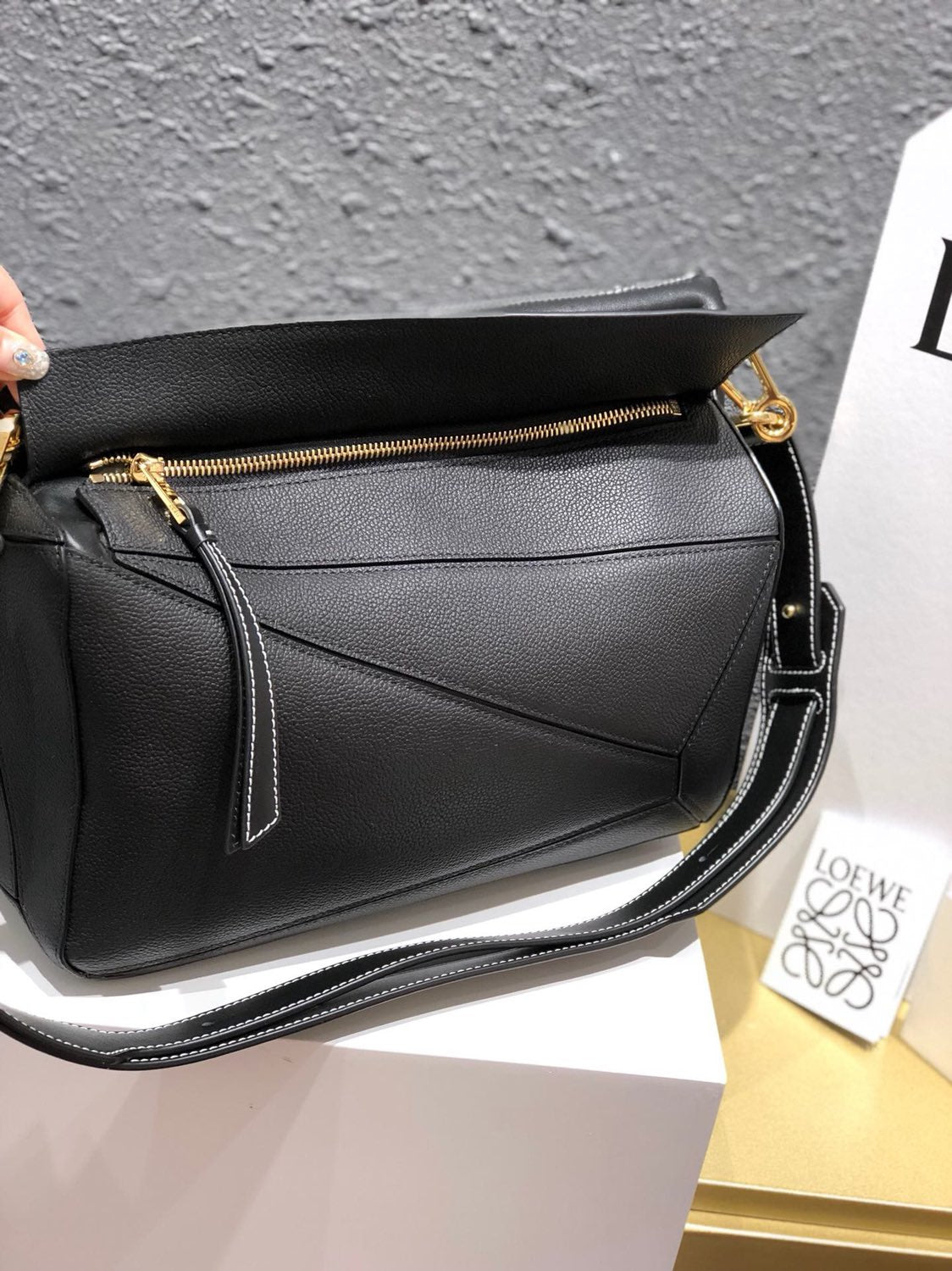 羅L威-Puzzle bag 小牛皮 小號