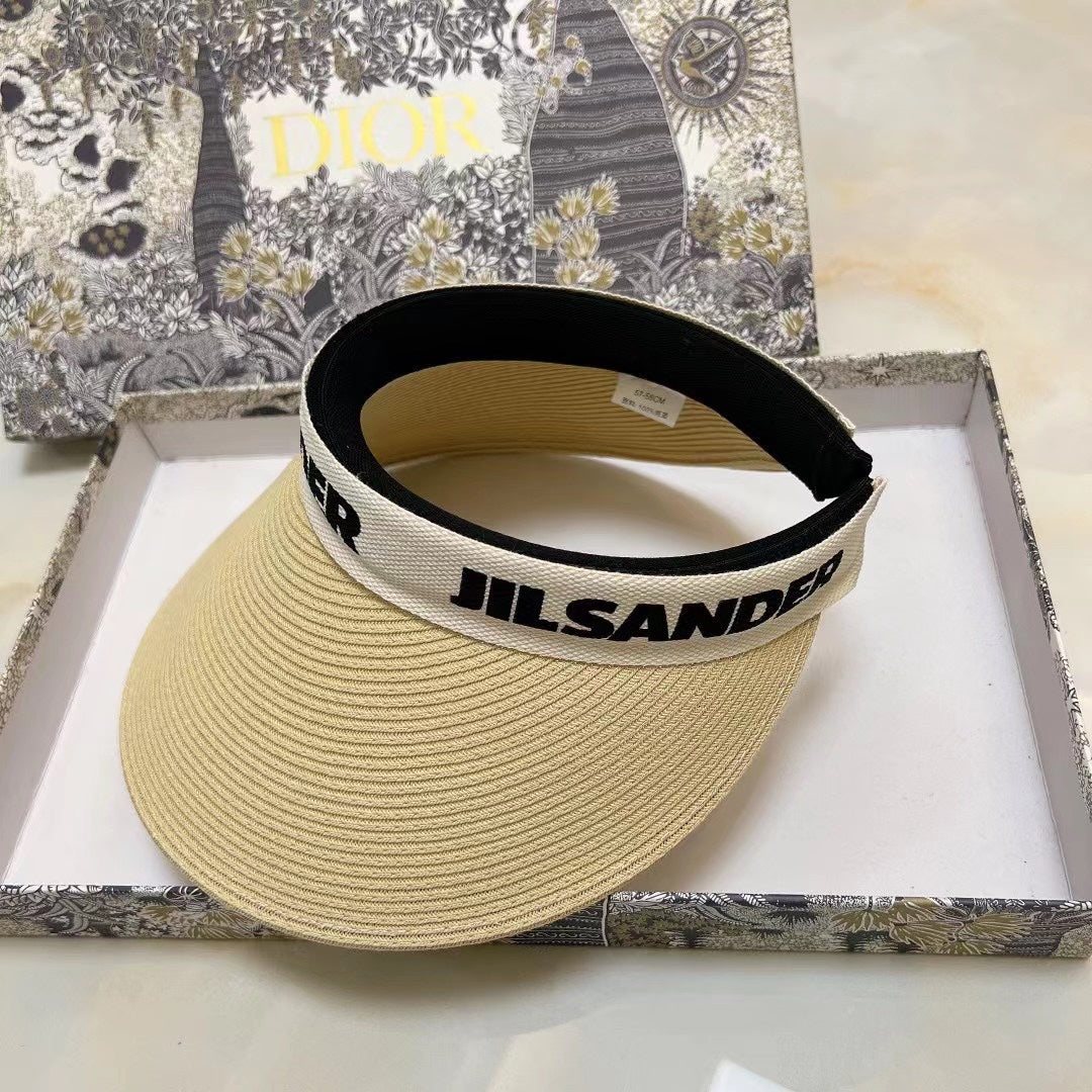 JIL SANDER 空頂遮陽帽
