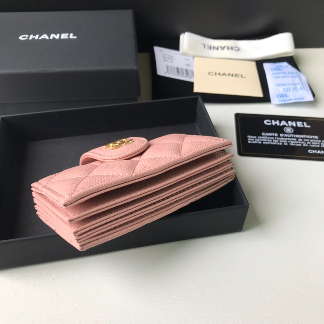 Chanel 多格層風琴式卡包