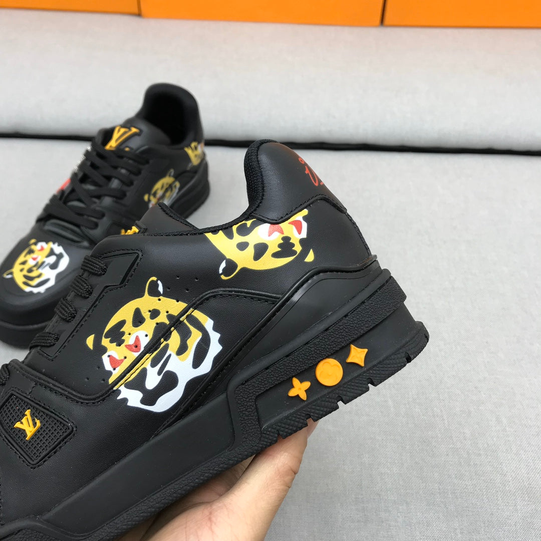 Lou-TRAINER 板鞋 休閒鞋 黑色