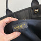Chanel 大號黑色沙灘包