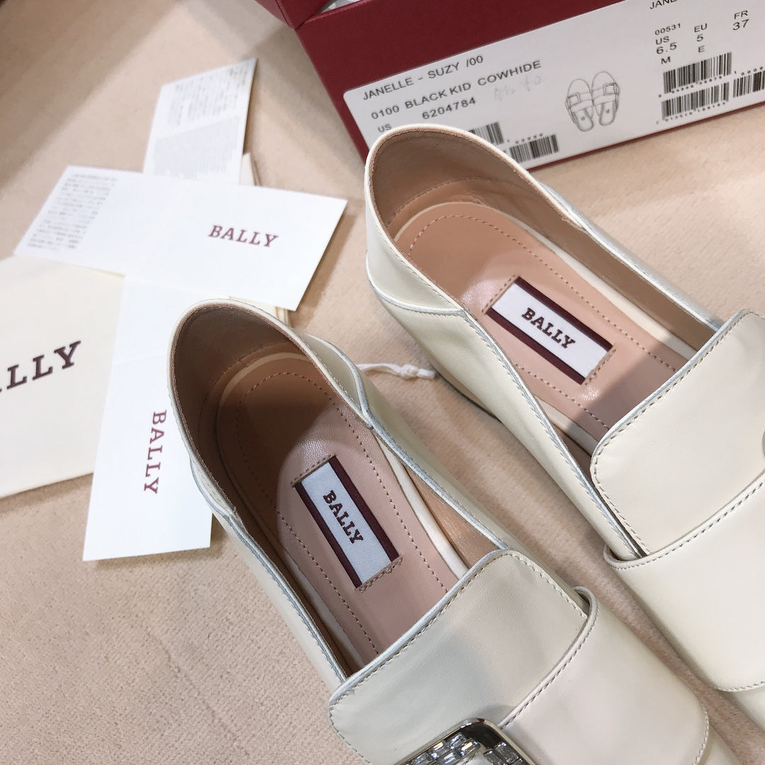 BALLY-低跟鞋 粗跟鞋
