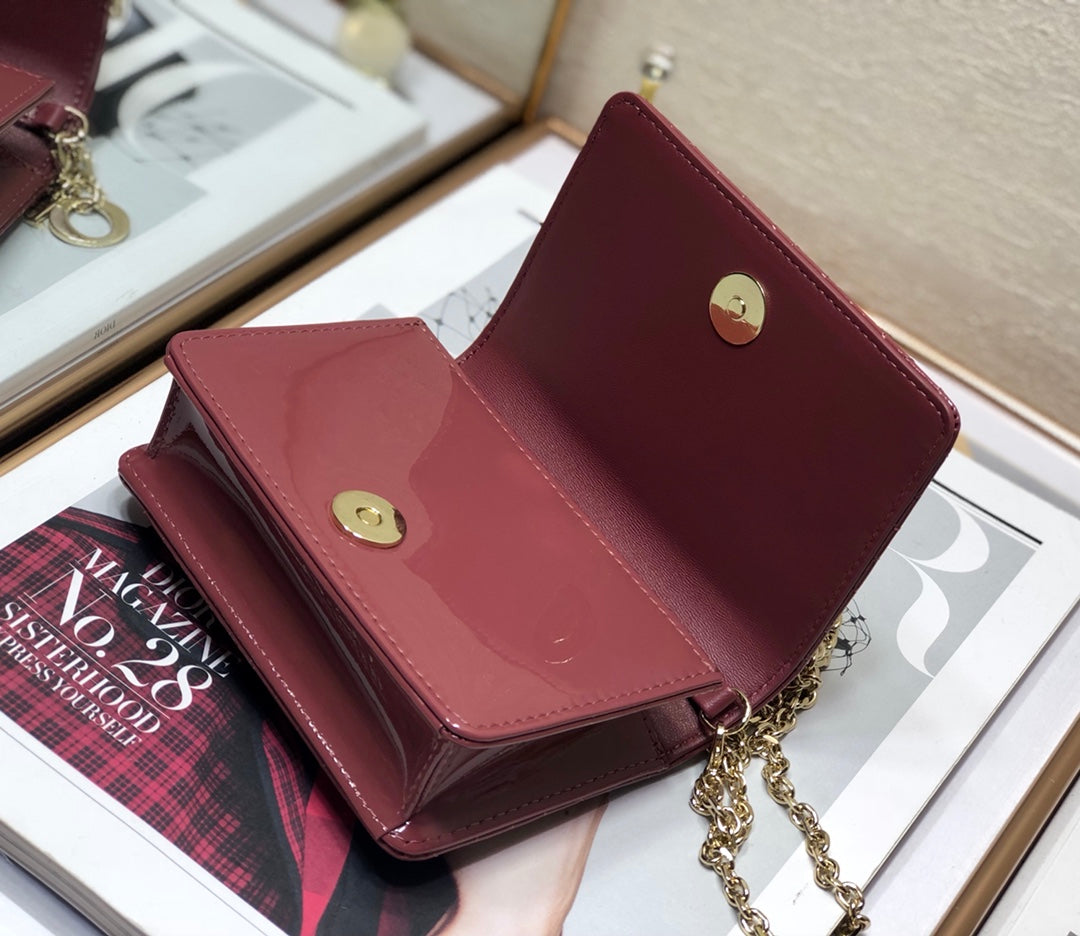 Dior Lady Dior Nano 鏈條卡包／腰包