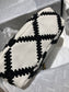 Chanel 19Bag 牛皮款-黑白格紋