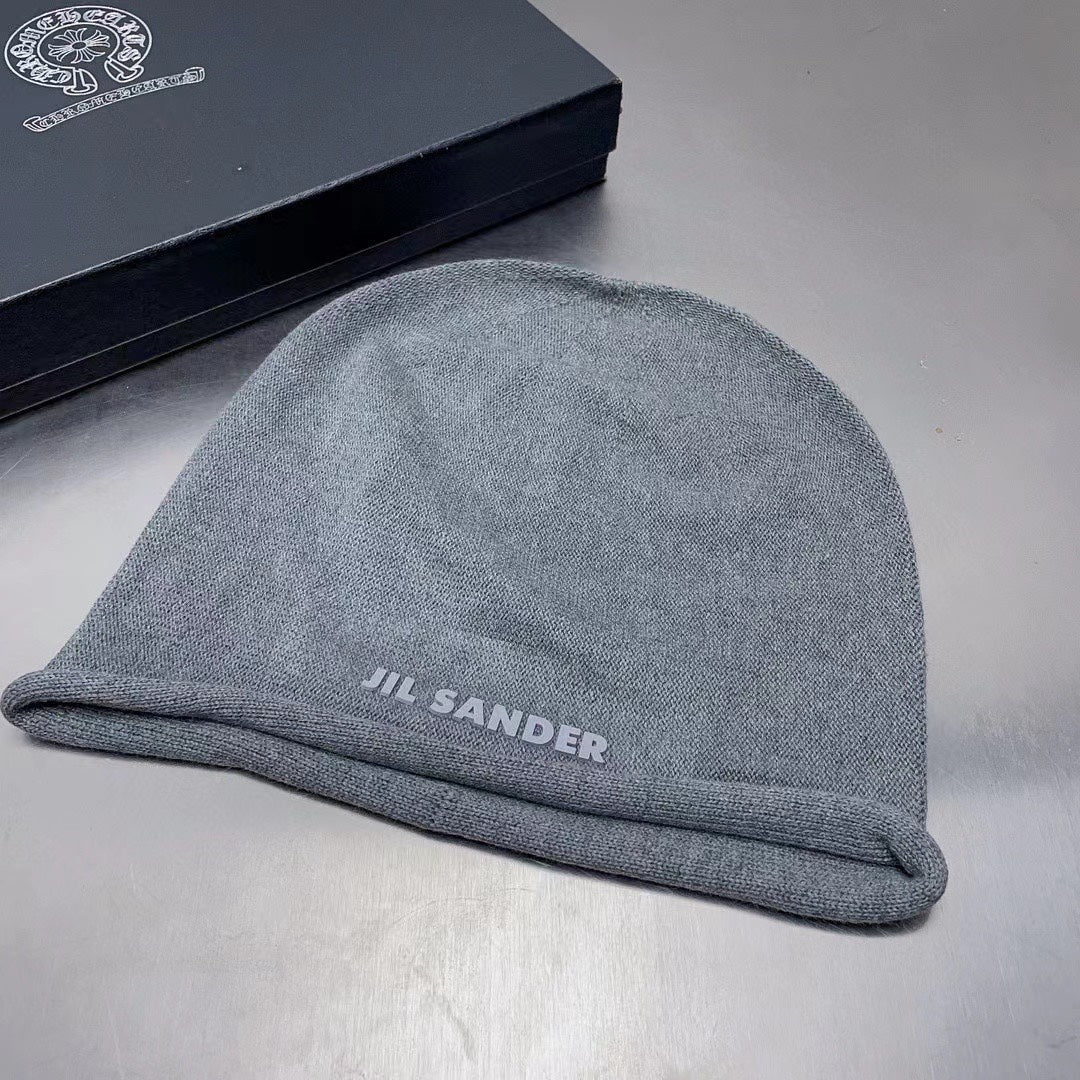 JIL SANDER-針織堆堆帽