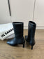Jil sander-方頭高跟靴 8cm