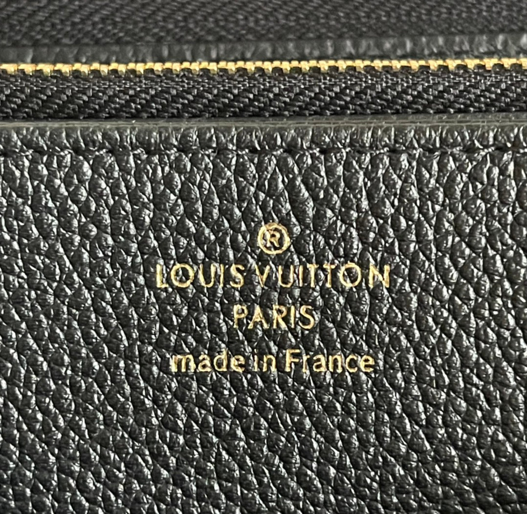 LV 經典拉鍊長夾 M61864黑