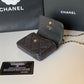 CHANEL 珍珠鏈條零錢包！