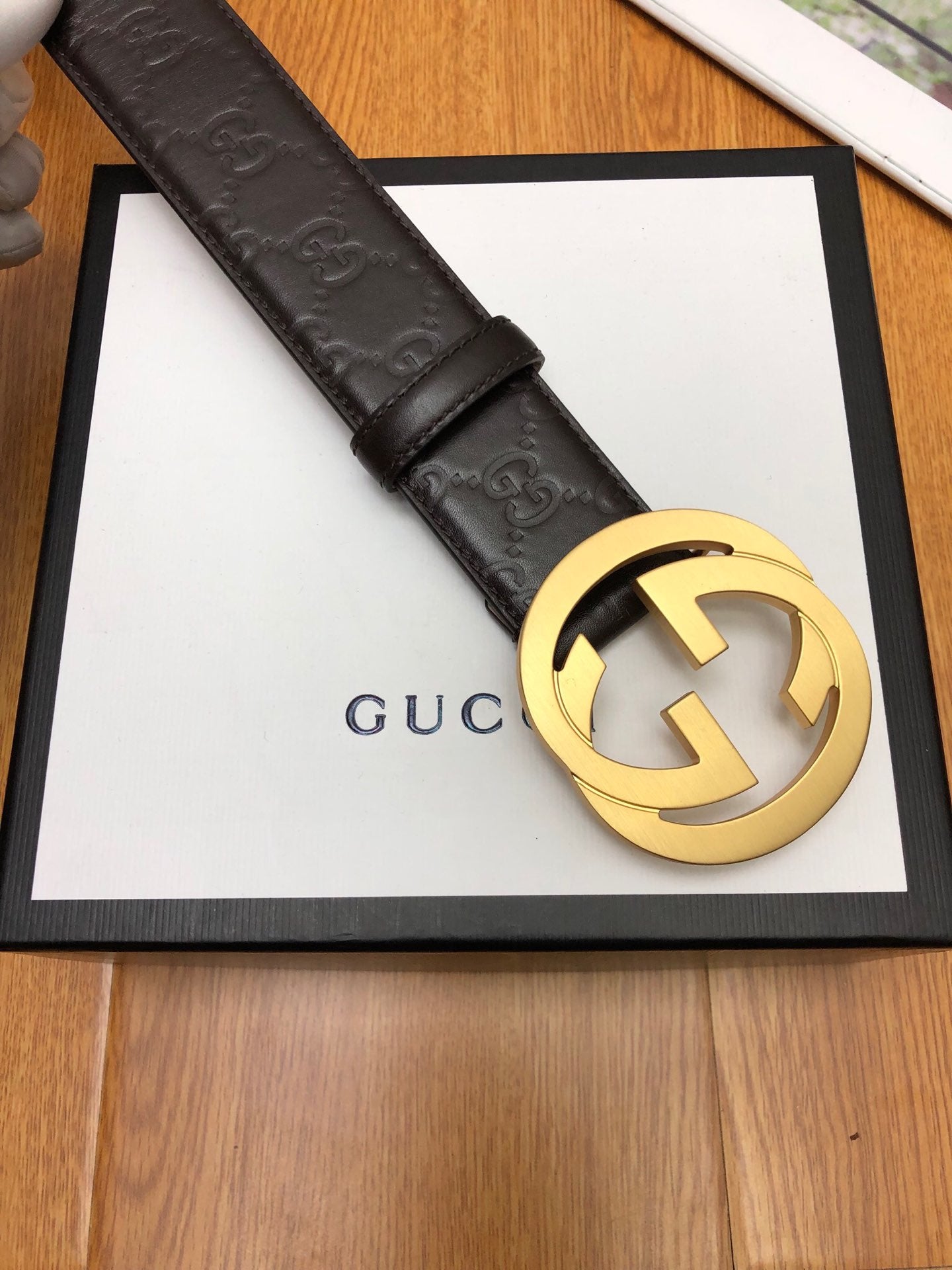 古G家-皮帶-3.8cm-男款