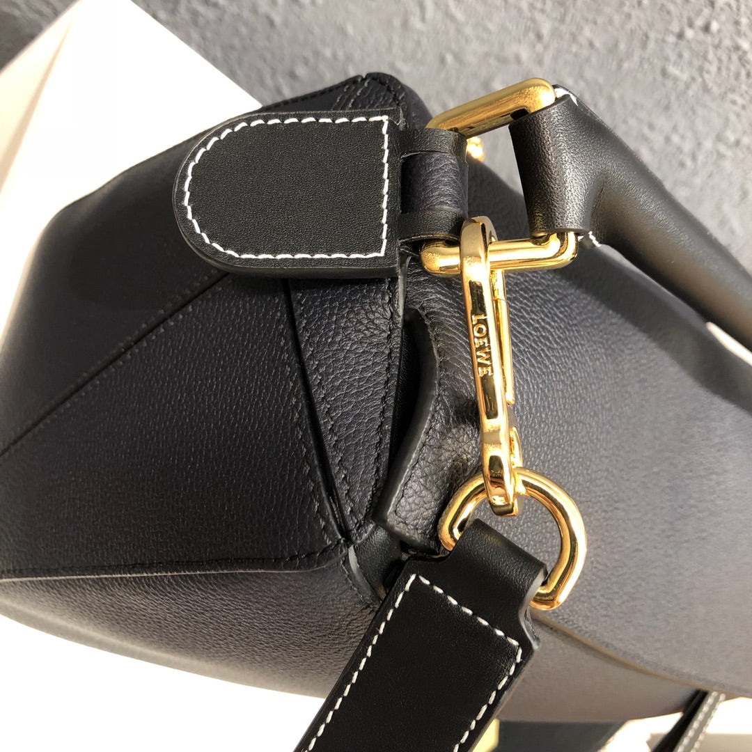 羅L威-Puzzle bag 荔枝紋 中號