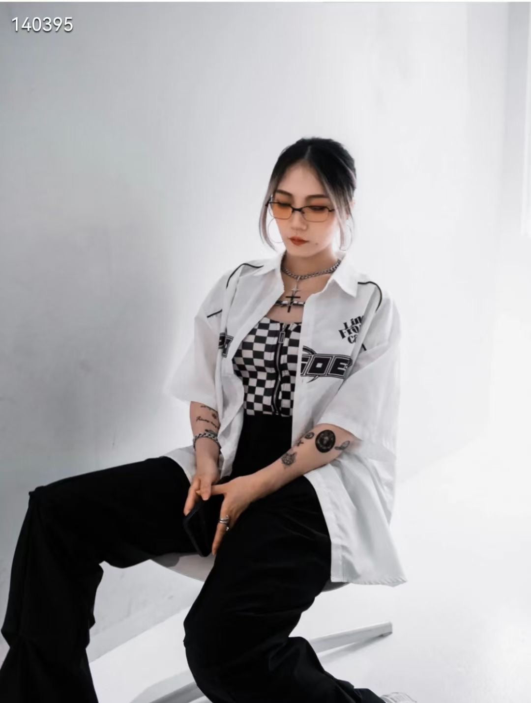 Gentle-墨鏡 LEIN 56口17-149 上身圖