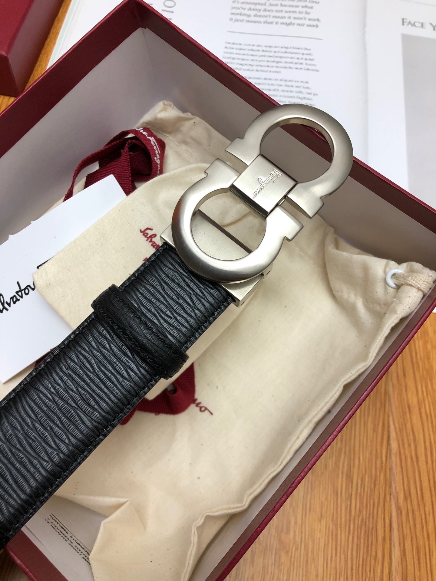 SF菲拉格-皮帶-3.4cm-男款