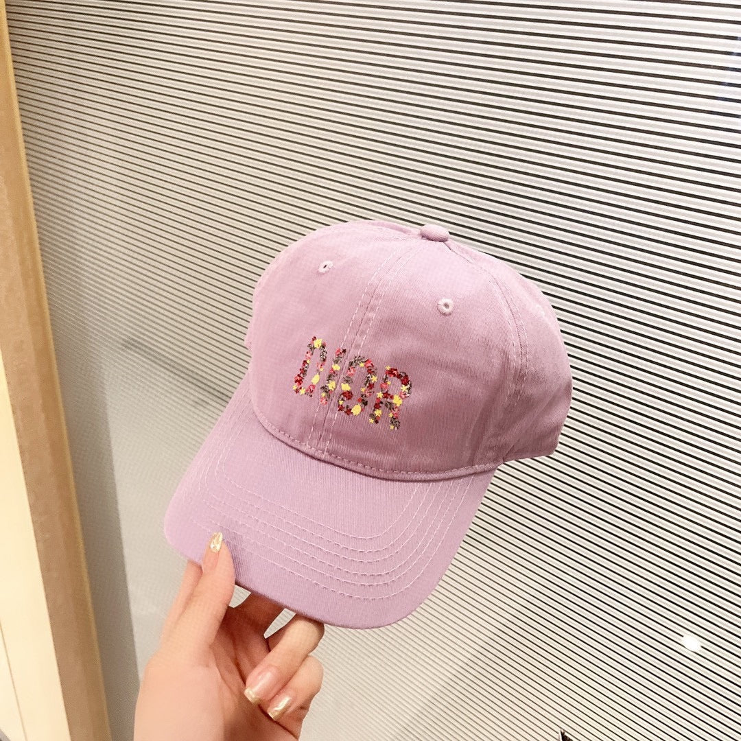迪D家-花卉LOGO棒球帽