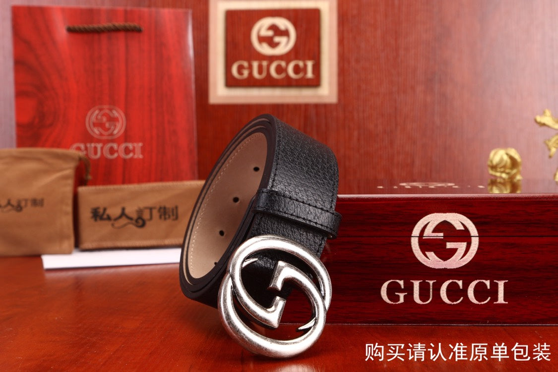 古G家-皮帶-3.8cm-男款