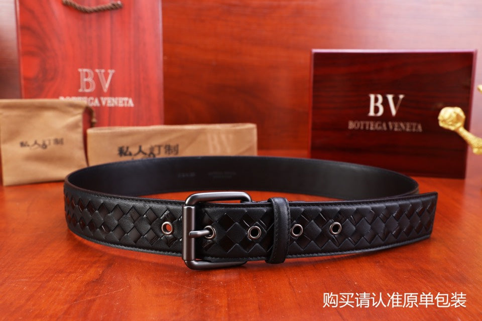 B編織-皮帶-3.4cm-男款