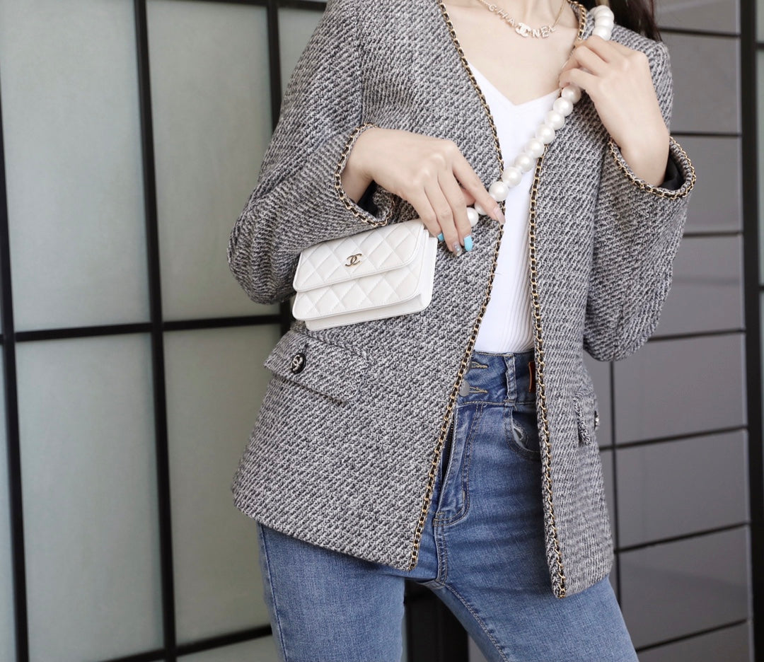 Chanel 珍珠鏈條小包