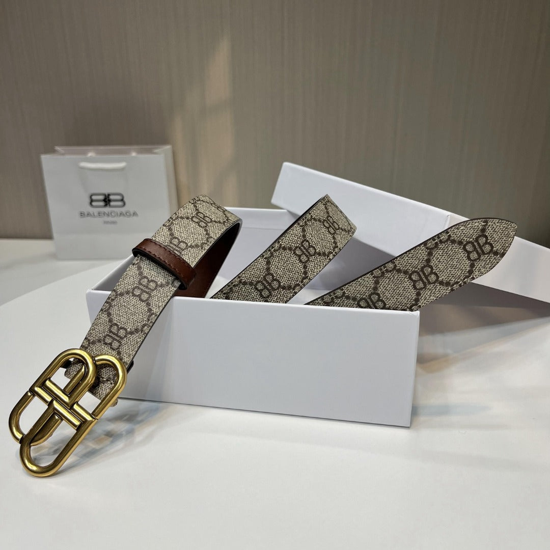 巴黎世-皮帶-3.0cm-男款