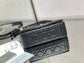 Dior Caro 小號20cm-黑色銀扣小牛皮
