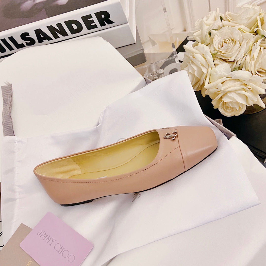 JC傑米-復古 方頭 平底鞋