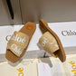 克羅C-奶茶色woody logo拖鞋（尺碼35-39，40、41訂製）