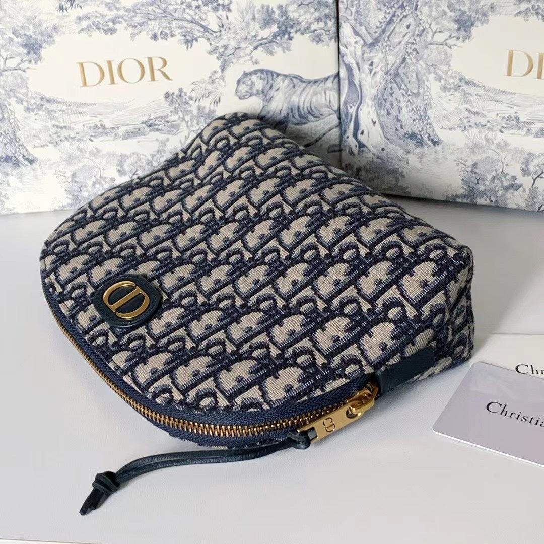 Dior 老花化妝包-大號