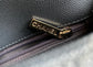 Chanel coco handle 小號-灰色香檳金扣