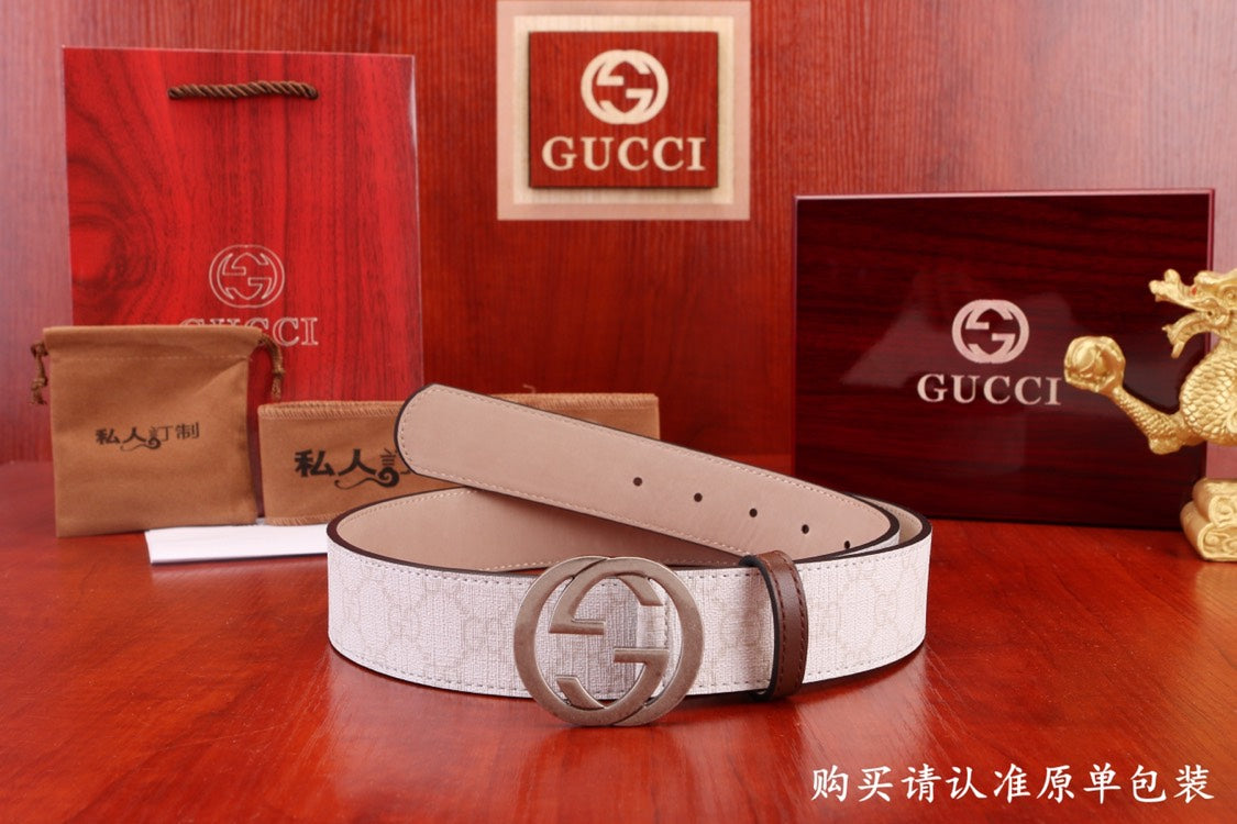 古G家-皮帶-3.4cm-男款