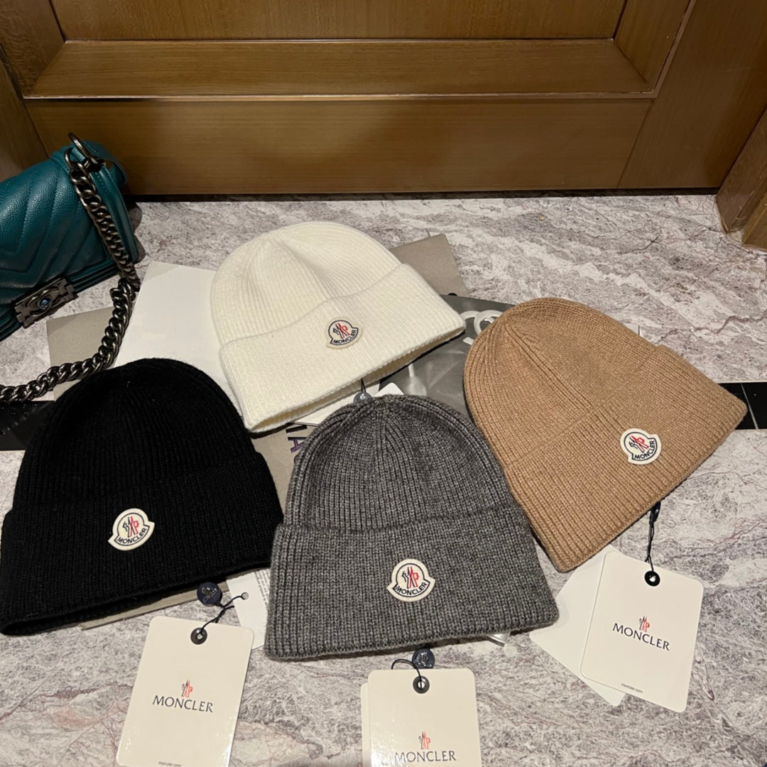 Moncler-多色針織毛帽