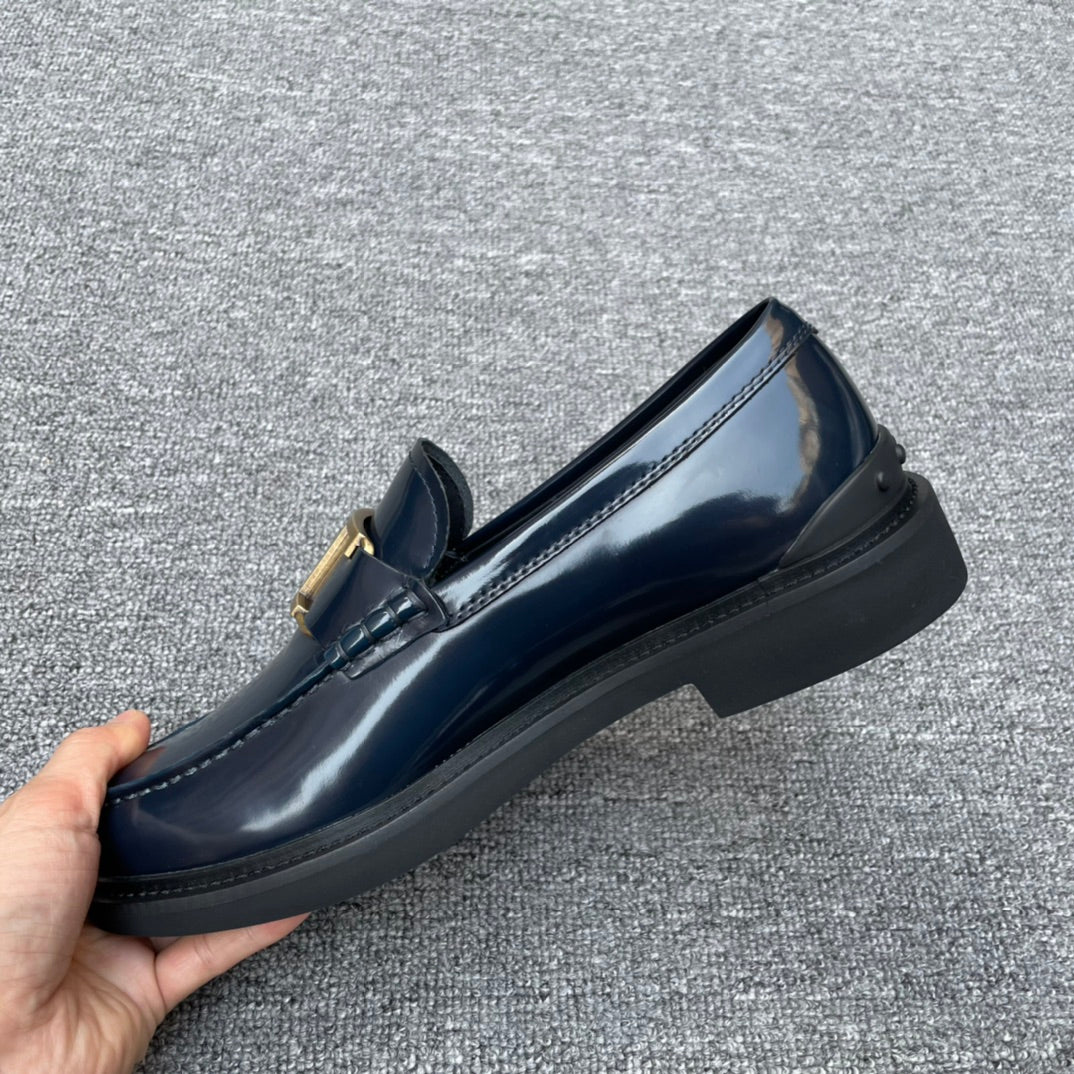 Tod-休閒皮鞋 福樂鞋 黑色