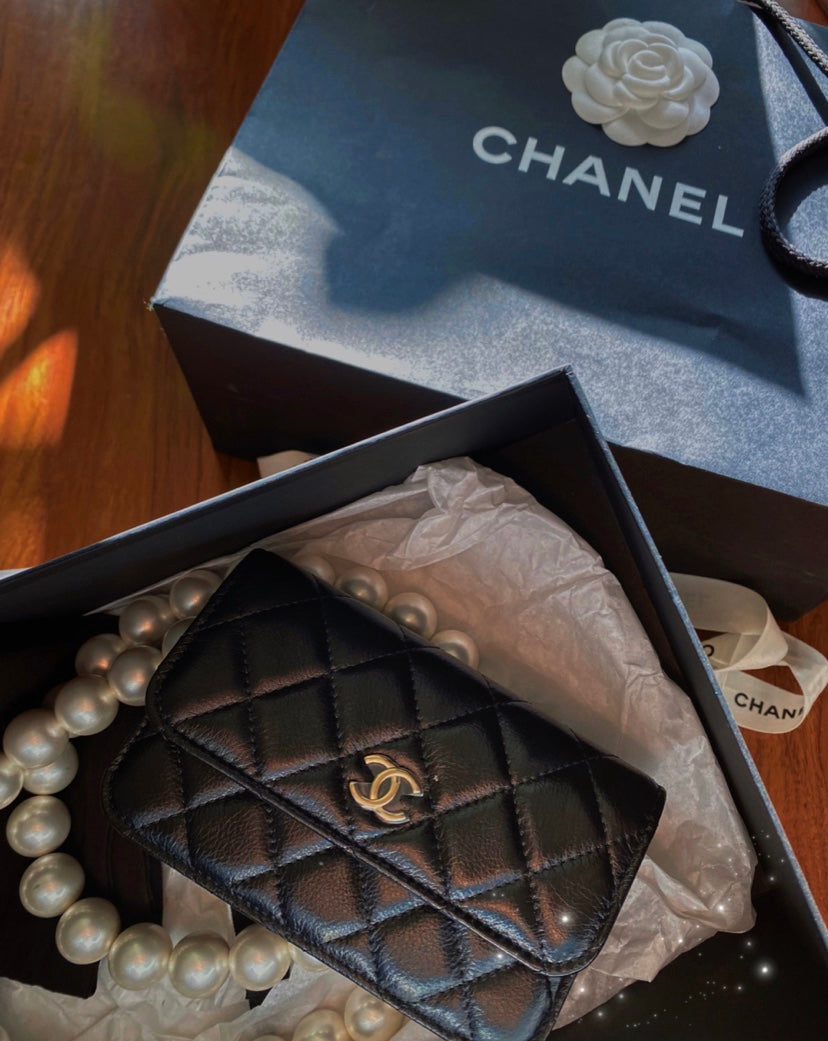 Chanel 珍珠鏈條小包