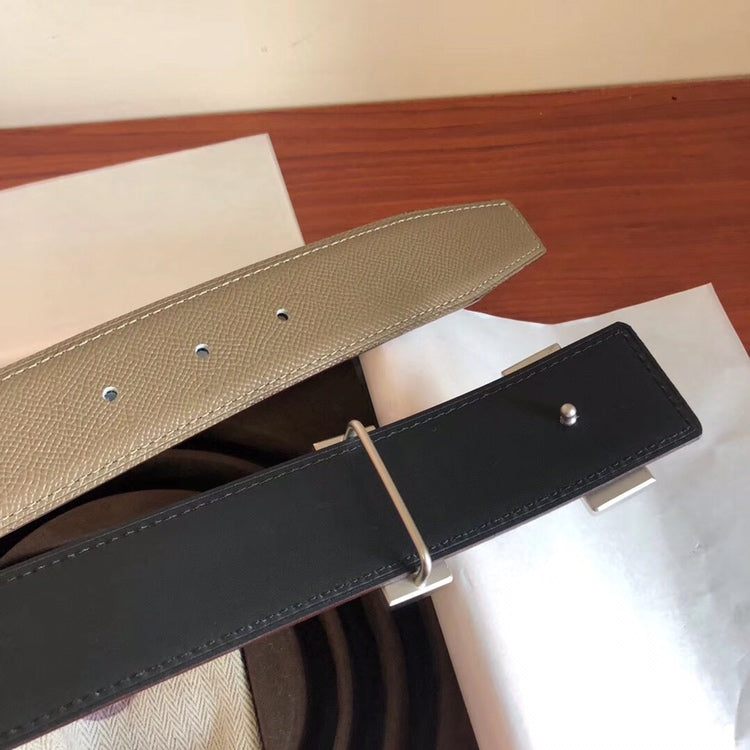 小愛款-灰色皮帶-4.0cm-男款