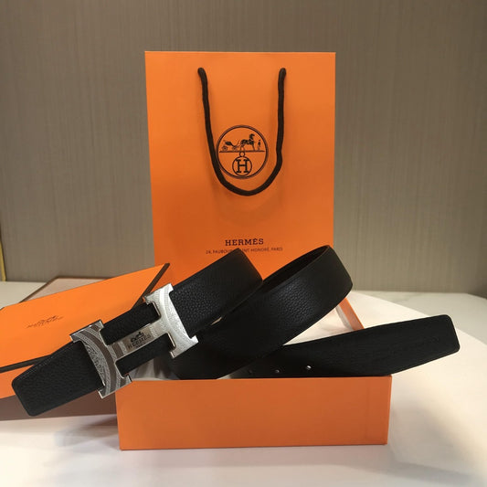 小愛款-黑色皮帶-3.8cm-男款